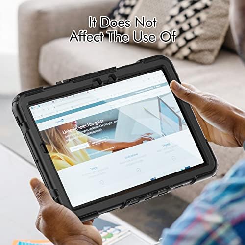 QANXGOG Esetben a Samsung Galaxy Tab S8 11 inch 2022, Fül S7 11-Es 2020-Ig Ütésálló védőburkolat, Beépített képernyővédő