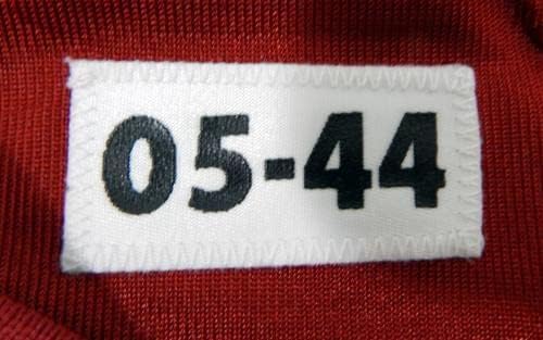 2005-ben a San Francisco 49ers Üres Játék Kiadott Piros Mez 44 DP34689 - Aláíratlan NFL Játék Használt Mezek