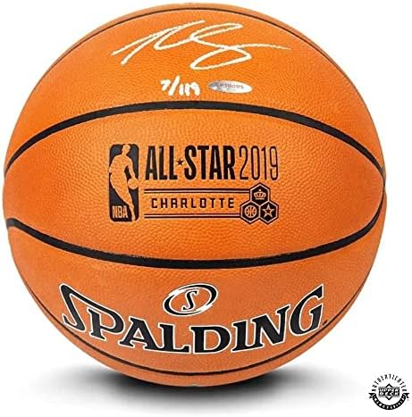 Ben Simmons Dedikált 2019 NBA All-Star Game Hiteles Spalding Kosárlabda - Felső szint - Dedikált Kosárlabda