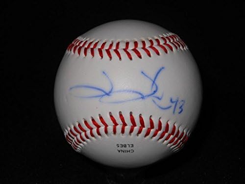Oakland Egy Jim Johnson Aláírt Hivatalos Liga Autogramot Baseball 614 - Dedikált Baseball