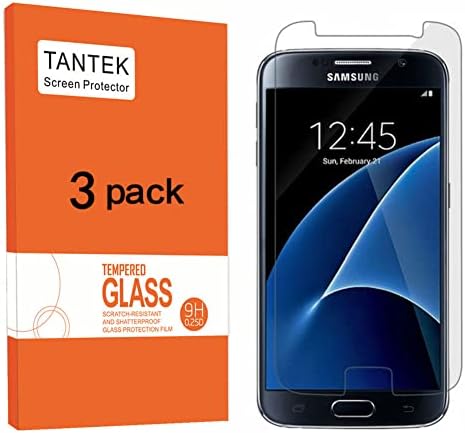 TANTEK YYY19 Anti-Buborék, HD Ultra Clear Prémium Edzett Üveg kijelző Védő fólia Samsung Galaxy S7-3 Darab