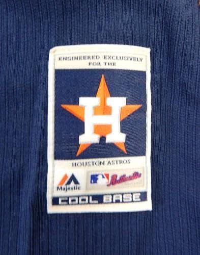 2014-15-ös Houston Astros Hector Mercado 31 Játékban Használt Haditengerészet Jersey 50 DP23908 - Játék Használt MLB Mezek