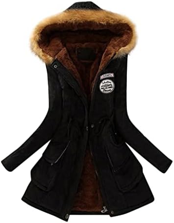 INESVER Női műszőrme Kabát Téli Meleg Shearling Kabátok Sűrűsödik Hosszú Puffer Kabátok Bolyhos Polár Kabátok Outwear