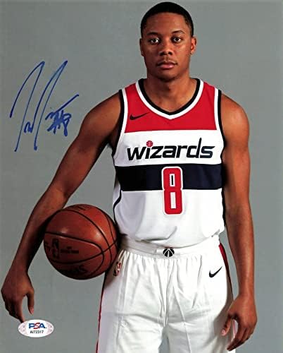 TIM FRAZIER aláírt 8x10 fotó PSA/DNS-Washington Wizards Aláírt - Dedikált NBA-Fotók