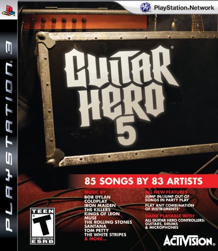 Guitar Hero 5 önálló Szoftver - Playstation 3 (Játék csak)