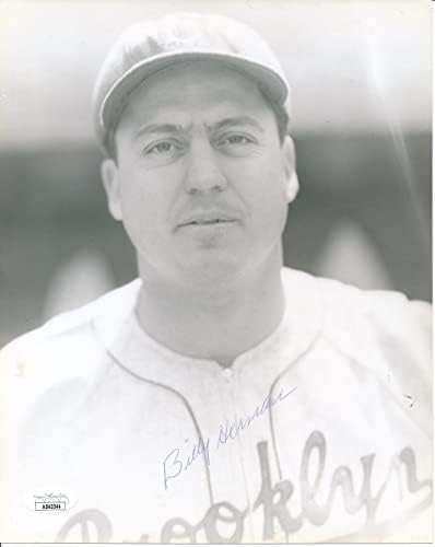 Billy Herman HOF Dedikált 8x10 B/W Fotó Brooklyn Dodgers SZÖVETSÉG - Dedikált MLB Fotók