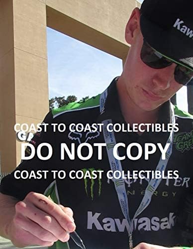 Adam Cianciarulo, supercross, motocross dedikált, aláírt 8x10 fotó,bizonyíték COA.