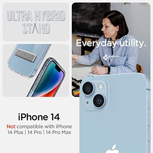 Spigen Ultra Hibrid S [Anti-Sárgás Technológia] Tervezték iPhone 14 Esetben (2022) - Kristálytiszta