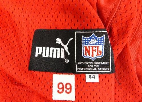 1999-ben a Kansas City Chiefs Thornton 4 Játék Kiadott Piros Mez 44 DP34664 - Aláíratlan NFL Játék Használt Mezek