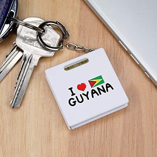 Azeeda 'Szeretem Guyana' Kulcstartó mérőszalag/Szellem Szinten Eszköz (KM00027776)