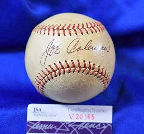 Joe Coleman SZÖVETSÉG Coa Autogramot Reach Cronin Amerikai Liga Aláírt BasebaLL - Dedikált Baseball