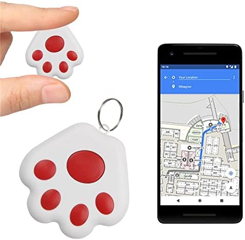 Hordozható Mini Cica Kutya Kisállat Nyomkövető Lokátor Rejtett GPS Nyomkövető Készülék Gyermek Bluetooth Mobile 5.0 Key Kereső