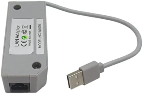 Prémium Szürke USB-10/100Mbps Ethernet Hálózati Adapter Csatlakozó Alkalmas a Nintendo Kapcsoló/Wii/Wii U Vicue