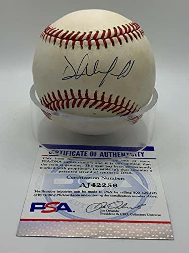 Dave Winfield Padres Yankees Aláírt Autogramot Hivatalos OMLB Baseball PSA DNS *56 - Dedikált Baseball