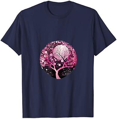 A Természet Geometria Cseresznyevirág Fa Gömb Póló