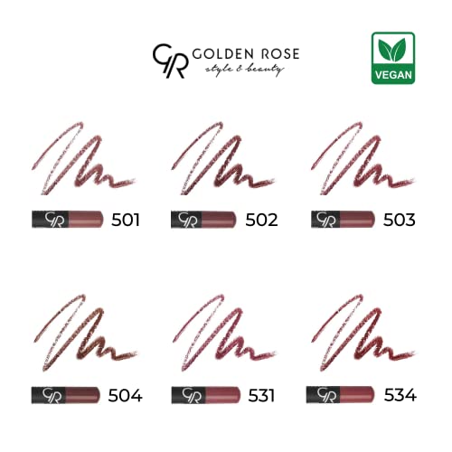 Golden Rose Álom Ajkak Szájkontúr - Tartós, Erősen Pigmentált, Könnyen alkalmazható Ajak Ceruza (534)