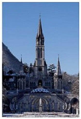 LOURDES-i VÍZ Üveget Tartalmazó Szent Víz & Lourdes Imádság