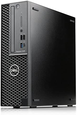 Dell Precision 3431 SFF Asztali Számítógép Intel Hexa-Core i5 9500 akár 4.4 GHz-es 32 GB RAM 500GB NVMe SSD Meghajtó Win10