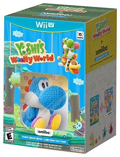 Yoshi-Gyapjas Világ + Kék Fonal Yoshi amiibo - Wii U