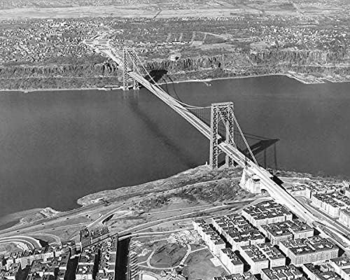 George Washington Bridge-New York 11x14 Ezüst-Halogenid-Fotó Nyomtatás
