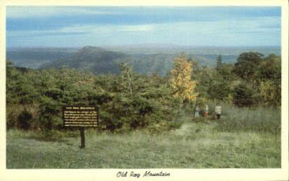 Shenandoah Nemzeti Parkban, Virginia Képeslap