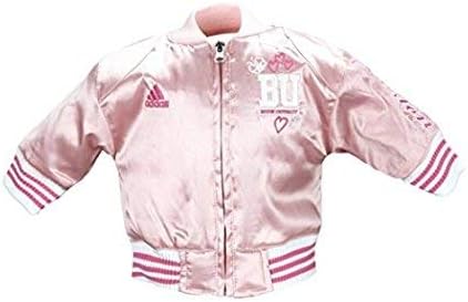 adidas NCAA kislányok Csecsemők, Kisgyermekek Rózsaszín Szatén Felvidítani Kabát, Csapat Lehetőségek