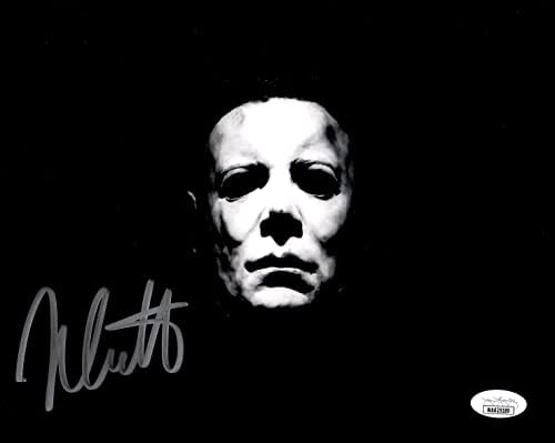 Nick Castle dedikált, aláírt 8x10 fotó Halloween SZÖVETSÉG COA Michael Myers