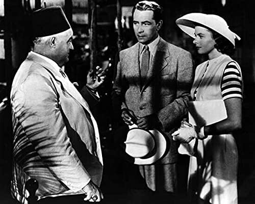 Casablanca Sidney Greenstreet Ingrid Bergman Paul Henreid 8x10 hüvelyk fotó