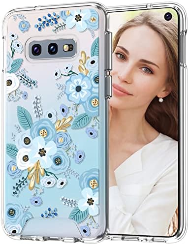 Rayboen tok Samsung Galaxy S10E, Tiszta, Virágos Minta, amelyet Ütésálló Védő Telefon Esetében, Vékony Fedél Samsung Galaxy