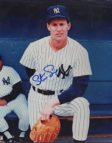 Steve Sax New York Yankees Aláírt Dedikált 8x10 Fotó W/Coa - Dedikált MLB Fotók