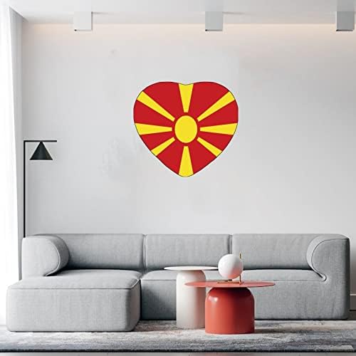 Macedónia Iskola Wall Art Fali Matricák Matricák Állami Térkép Zászló Újrafelhasználható Fali Matricák Játszószoba Gyerekeknek