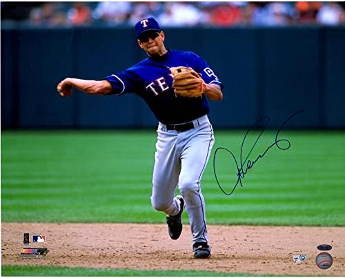 Alex Rodriguez Texas Rangers Dedikált 16 x 20 Dobás Fénykép - Dedikált MLB Fotók