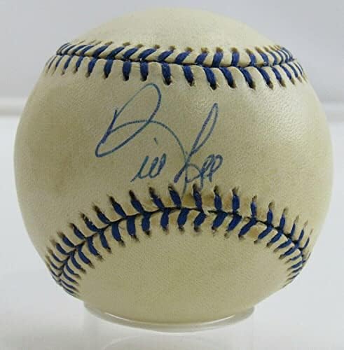 Űrhajós Bill Lee Aláírt Automatikus Aláírást Rawlings Joe DiMaggio Baseball B100 Én - Dedikált Baseball