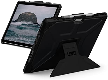 URBAN ARMOR GEAR UAG-SFPRO8-BK Ütésálló Esetben a Surface Pro 8, Fekete, Kompatibilis a Valódi Típusú Borító