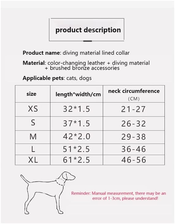 DHDM Állítható Nyakörv Masszív Tartós Pet Store Bulldog Gallér Alkalmas Kis vagy Közepes Méretű (Szín : D, Méret : XLcode)