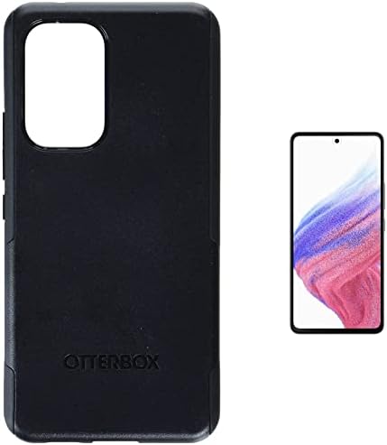 OtterBox Commuter Sorozat LITE tok Samsung Galaxy A53 5G - Fekete & Alfa Üveg Sorozat képernyővédő fólia Samsung Galaxy A53