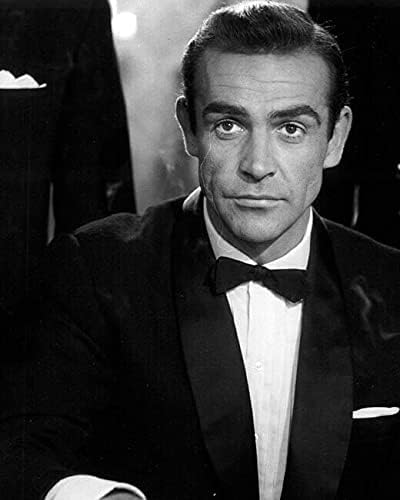 Sean Connery titokzatos portré, szmoking Bond, James Bond Dr. Nincs 8x10 fotó