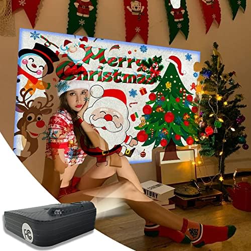 Karácsonyi Mikulás Fény,LurIyah Karácsonyi Beltéri Projektor Lámpa Gyerekek Karácsonyi Szoba Dekoráció,Új Év, Karácsonyi