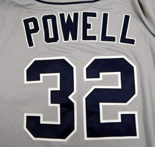San Diego Padres Boog Powell 32 Játék Kiadott Szürke Jersey - Játék Használt MLB Mezek