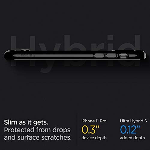 Spigen Ultra Hibrid, S úgy Tervezték, iPhone 11 Pro Esetben (2019) - Jet Fekete