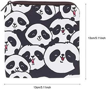 Healeved 6db Válogatott Vezetői Gyűjteni Funkció Cica, Pamut Rúzs Design `Rajzfilm Panda Táska Pénztárca Bpolyester Szervező