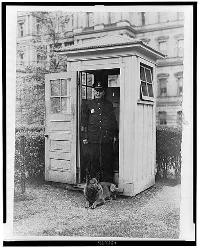 HistoricalFindings Fotó: Király,Elnök Belga Rendőrség Kutya,Vámok,Fehér Ház,Szabályos Kört,1929